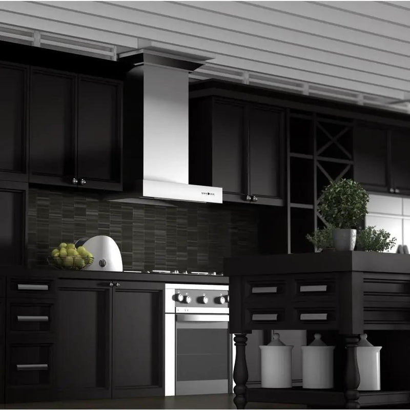 ZLINE 48" Remote Dual Blower Stainless Wall Range Hood, KECOM-RD-48 by Farmhouse Kitchen and Bath