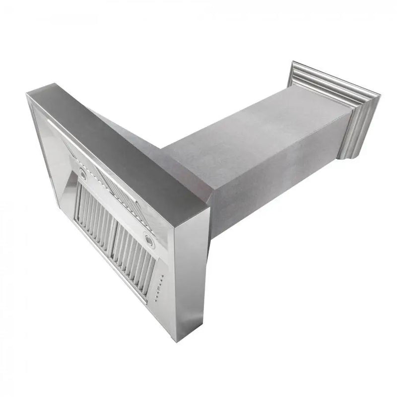 ZLINE 48" Snow Finish Range Hood with Snow Finish Shell, 8654SN-48 by Farmhouse Kitchen and Bath
