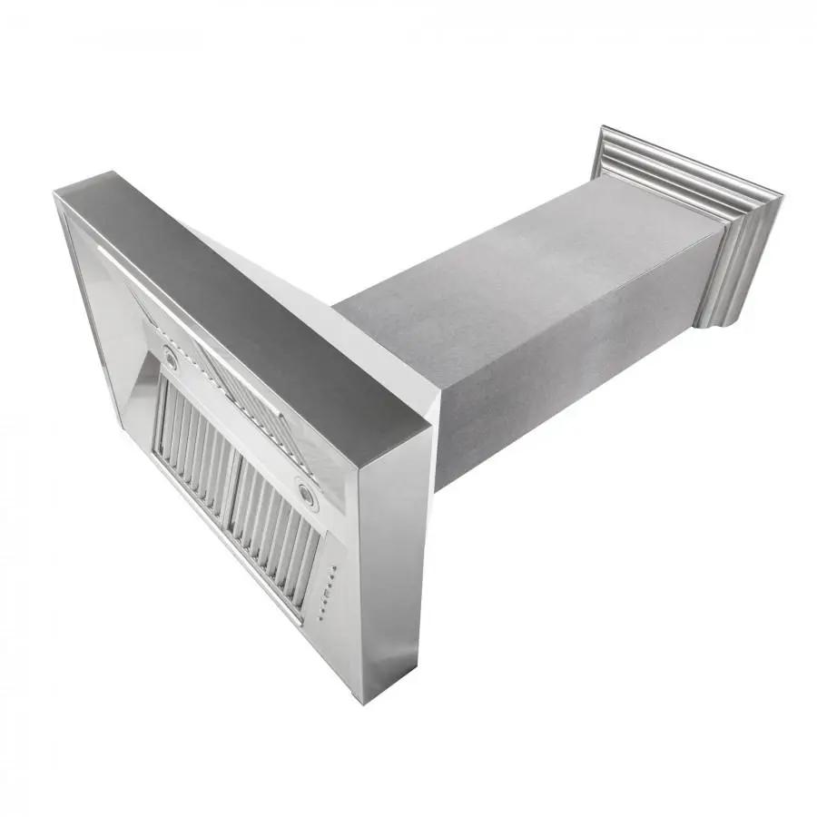ZLINE 48" Snow Finish Wall Range Hood, White Matte Shell, 8654WM-48 by Farmhouse Kitchen and Bath
