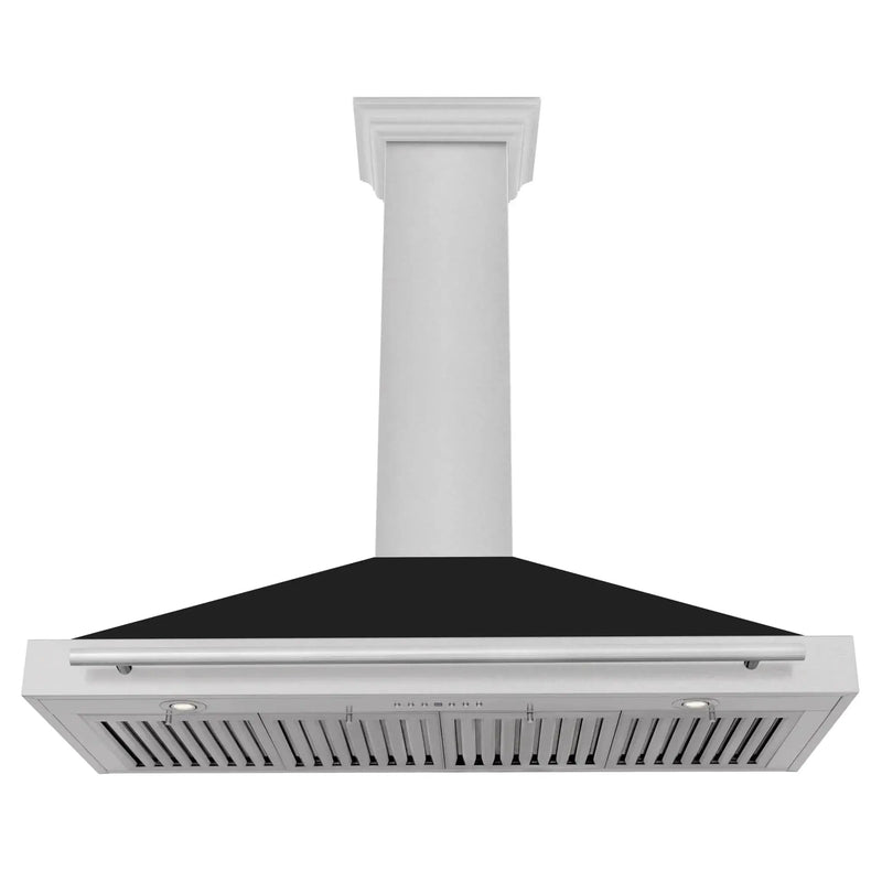 ZLINE 48" Stainless Range Hood Shell, Stainless Handle KB4SNX-BLM-48 by Farmhouse Kitchen and Bath