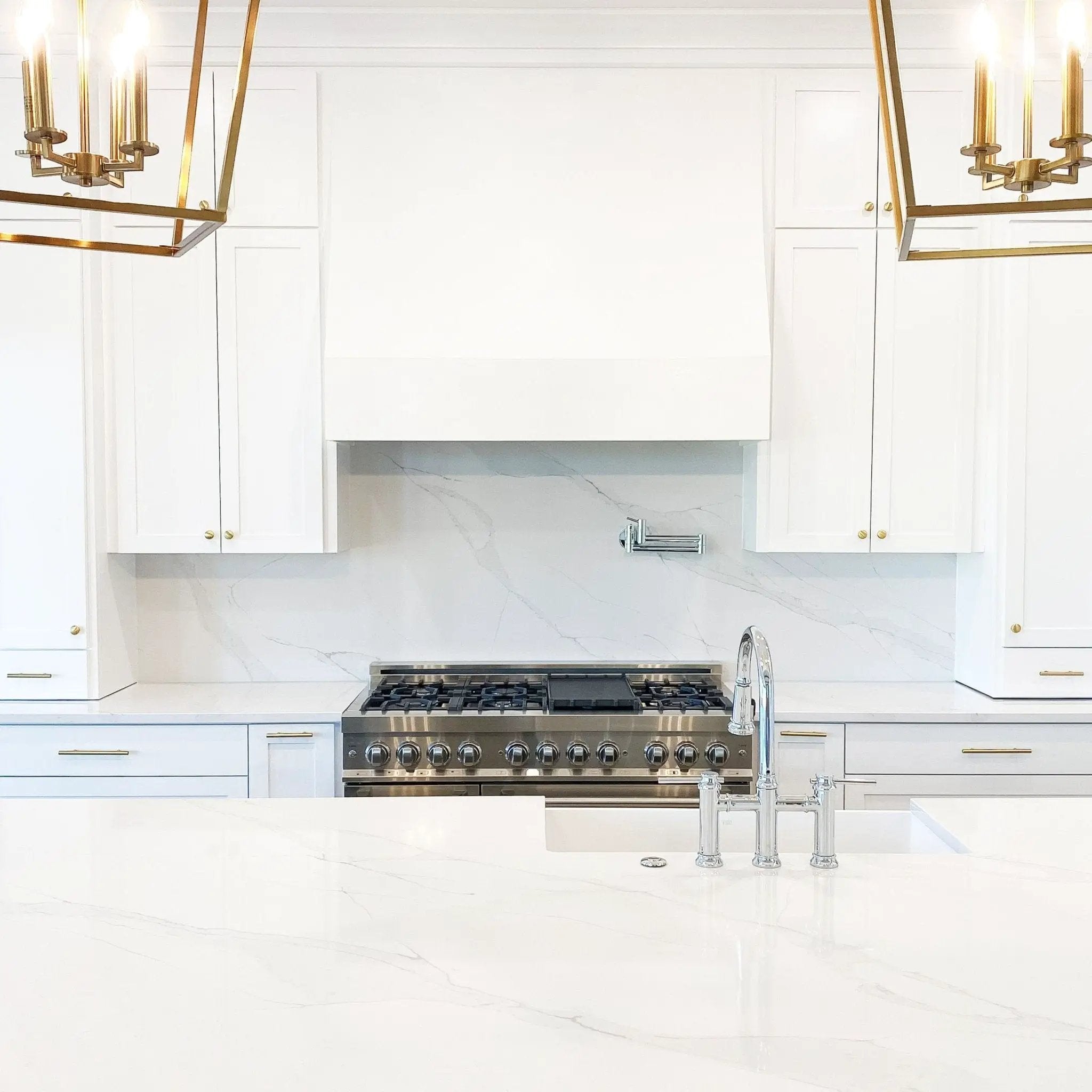 ZLINE 48" Stainless Steel 6.0 cu.ft. 7 Gas Burner/Electric Oven Range with Griddle RA48 by Farmhouse Kitchen and Bath