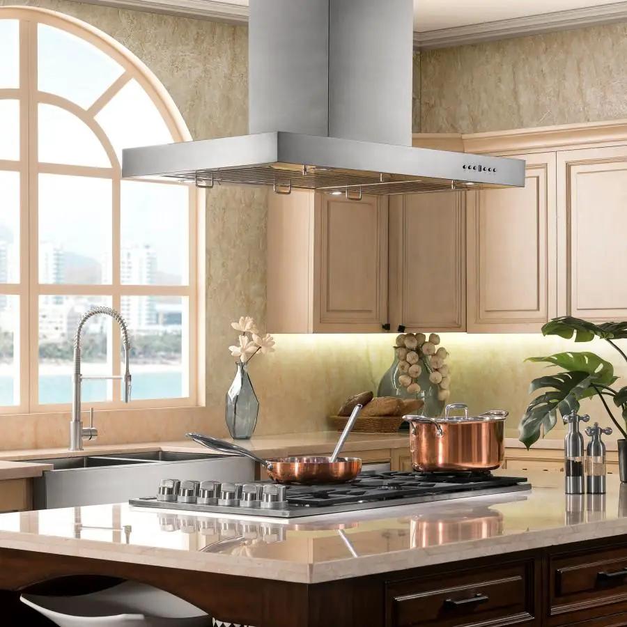 ZLINE 48" Stainless Steel Island Range Hood, KE2i-48 by Farmhouse Kitchen and Bath