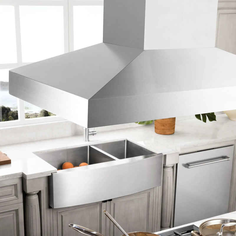 ZLINE 48" Stainless Steel Island Range Hood, KL3i-48 by Farmhouse Kitchen and Bath