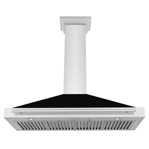 ZLINE 48" Stainless Steel Range Hood with Shell and Stainless Steel Handle KB4STX-BLM-48, photo 2 of 7