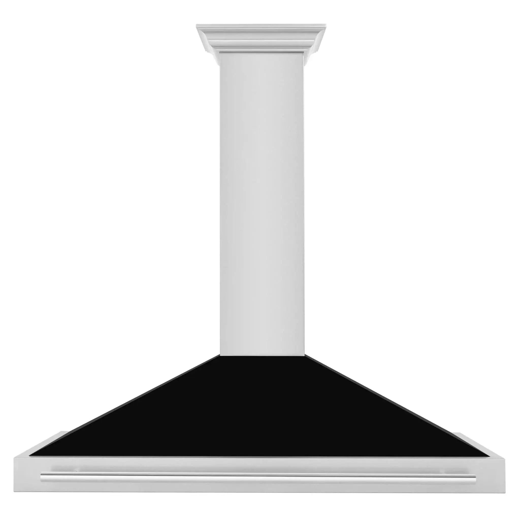 ZLINE 48" Stainless Steel Range Hood with Shell and Stainless Steel Handle KB4STX-BLM-48 by Farmhouse Kitchen and Bath