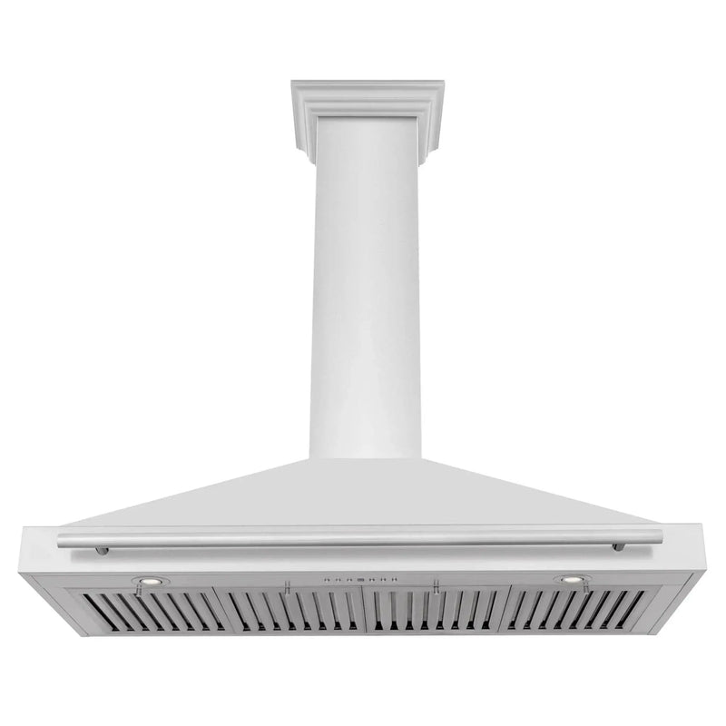 ZLINE 48" Stainless Steel Range Hood with Stainless Steel Handle KB4STX-48 by Farmhouse Kitchen and Bath