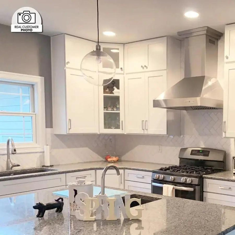 ZLINE 48" Stainless Steel Wall Range Hood 667-48 by Farmhouse Kitchen and Bath