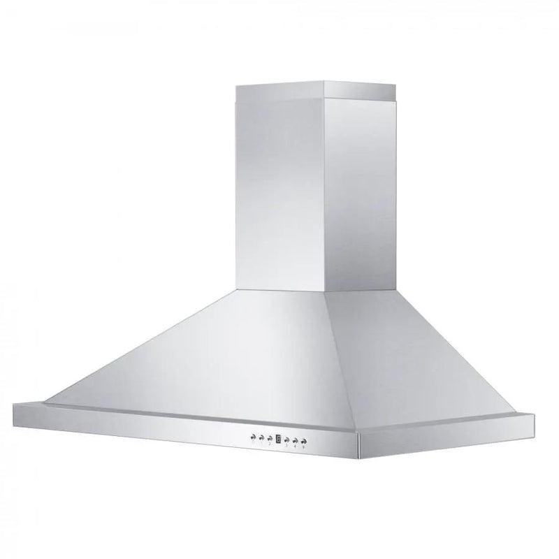 ZLINE 48" Stainless Steel Wall Range Hood, Crown Molding, KBCRN-48 by Farmhouse Kitchen and Bath
