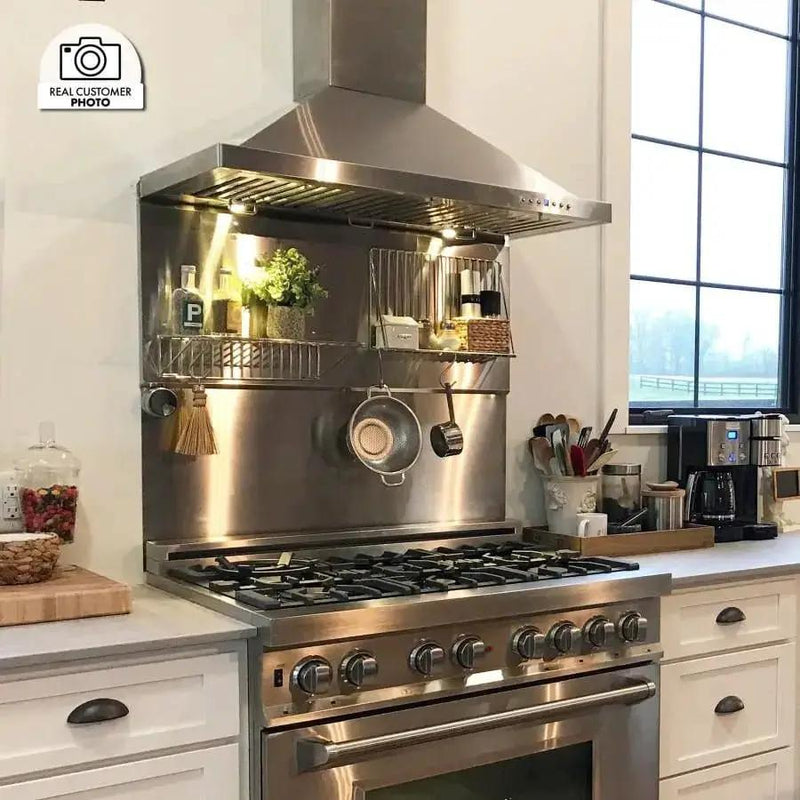 ZLINE 48" Stainless Steel Wall Range Hood, KB-48 by Farmhouse Kitchen and Bath