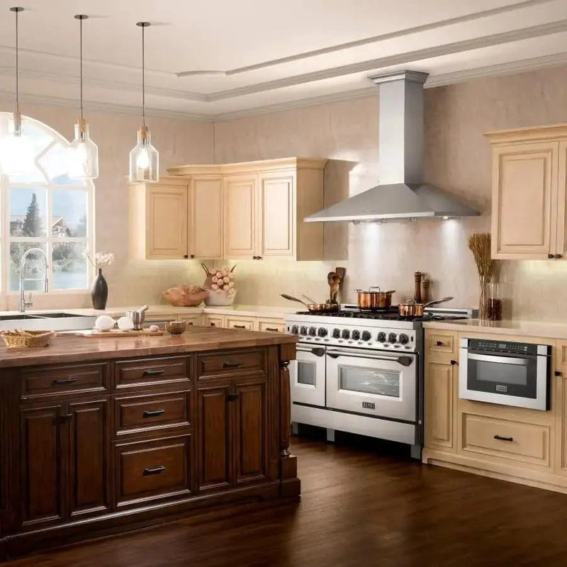 ZLINE 48" Stainless Steel Wall Range Hood KL2-48 by Farmhouse Kitchen and Bath