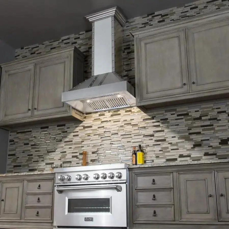 ZLINE 48" Stainless Wall Range Hood 655-4SSSS-48 by Farmhouse Kitchen and Bath