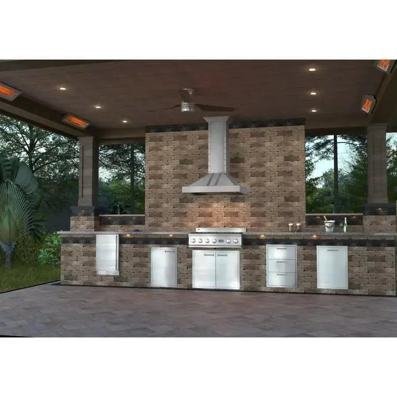 ZLINE 48" Stainless Wall Range Hood 655-4SSSS-48 by Farmhouse Kitchen and Bath