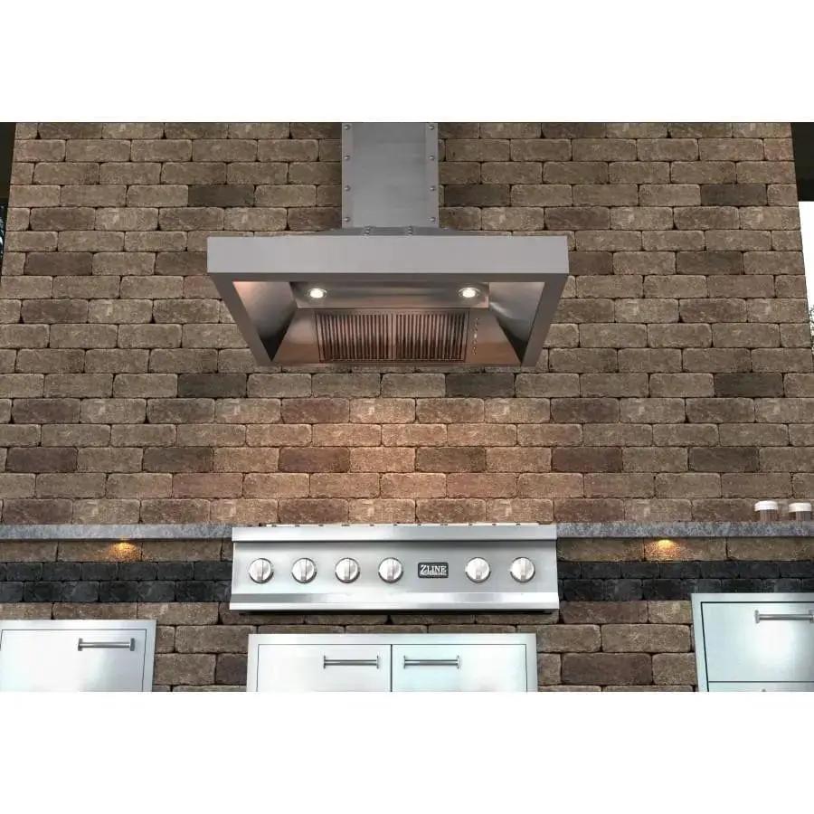 ZLINE 48" Stainless Wall Range Hood 655-4SSSS-48 by Farmhouse Kitchen and Bath
