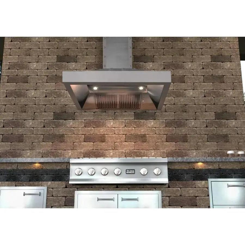 ZLINE 48" Stainless Wall Range Hood 655-4SSSS-48 by Farmhouse Kitchen and Bath