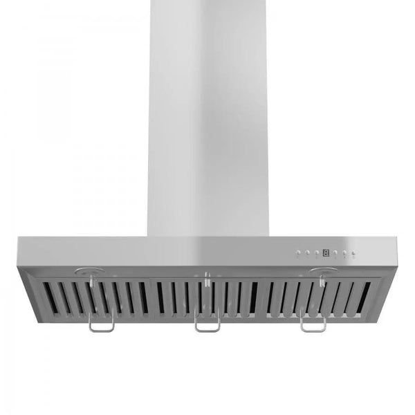 ZLINE 48" Stainless Wall Range Hood with Crown Molding, KECRN-48, photo 2 of 9