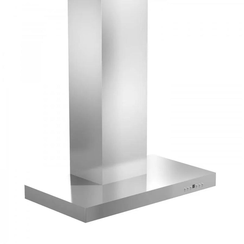 ZLINE 48" Stainless Wall Range Hood with Crown Molding, KECRN-48 by Farmhouse Kitchen and Bath