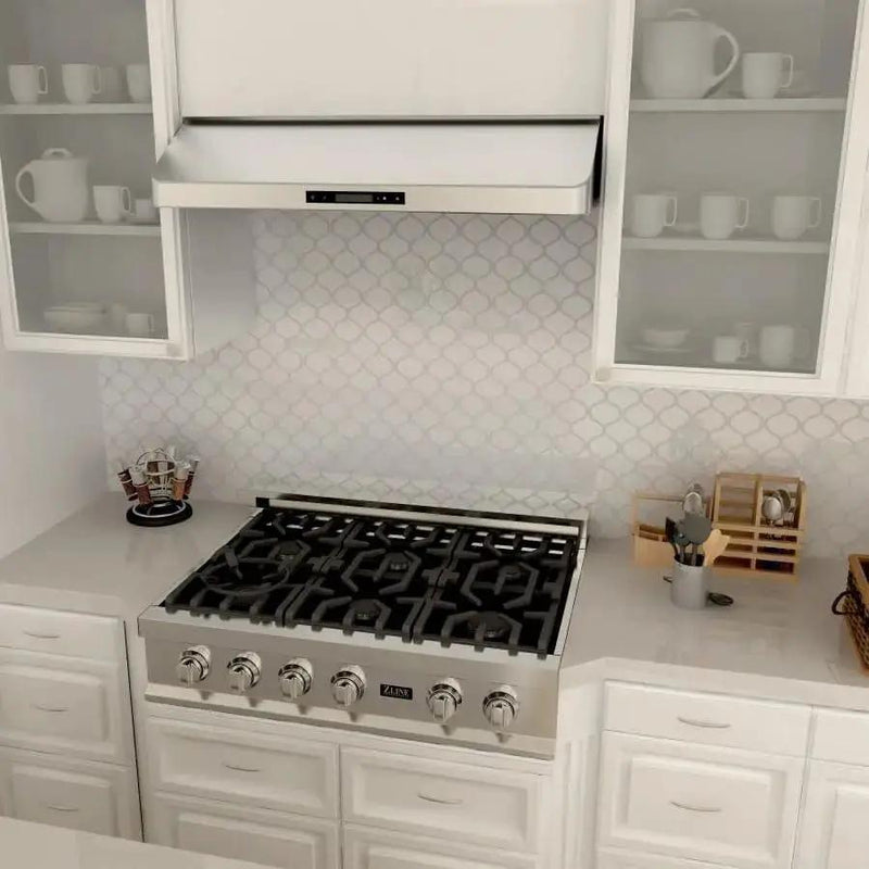 ZLINE 48" Under Cabinet Stainless Steel Range Hood 619-48 by Farmhouse Kitchen and Bath