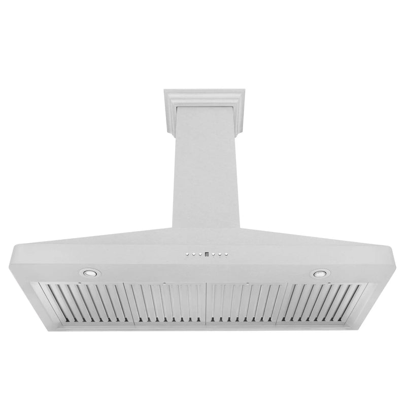 ZLINE 48" Wall Mount Range Hood in DuraSnow Stainless Steel, 8KF2S-48 by Farmhouse Kitchen and Bath
