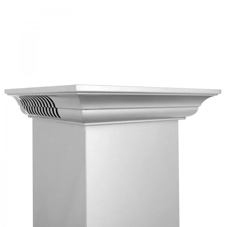 ZLINE 48" Wall Range Hood, Built-in CrownSound® Bluetooth Speakers, KL3CRN-BT-48 by Farmhouse Kitchen and Bath