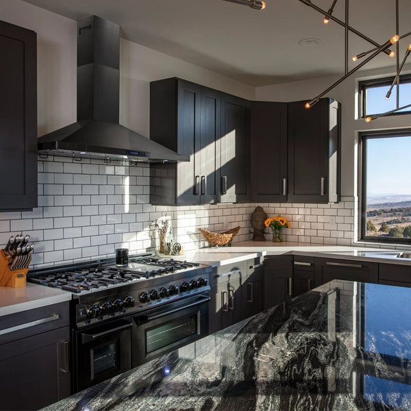 ZLINE 48" Wall Range Hood in Black Stainless Steel, BSKBN-48