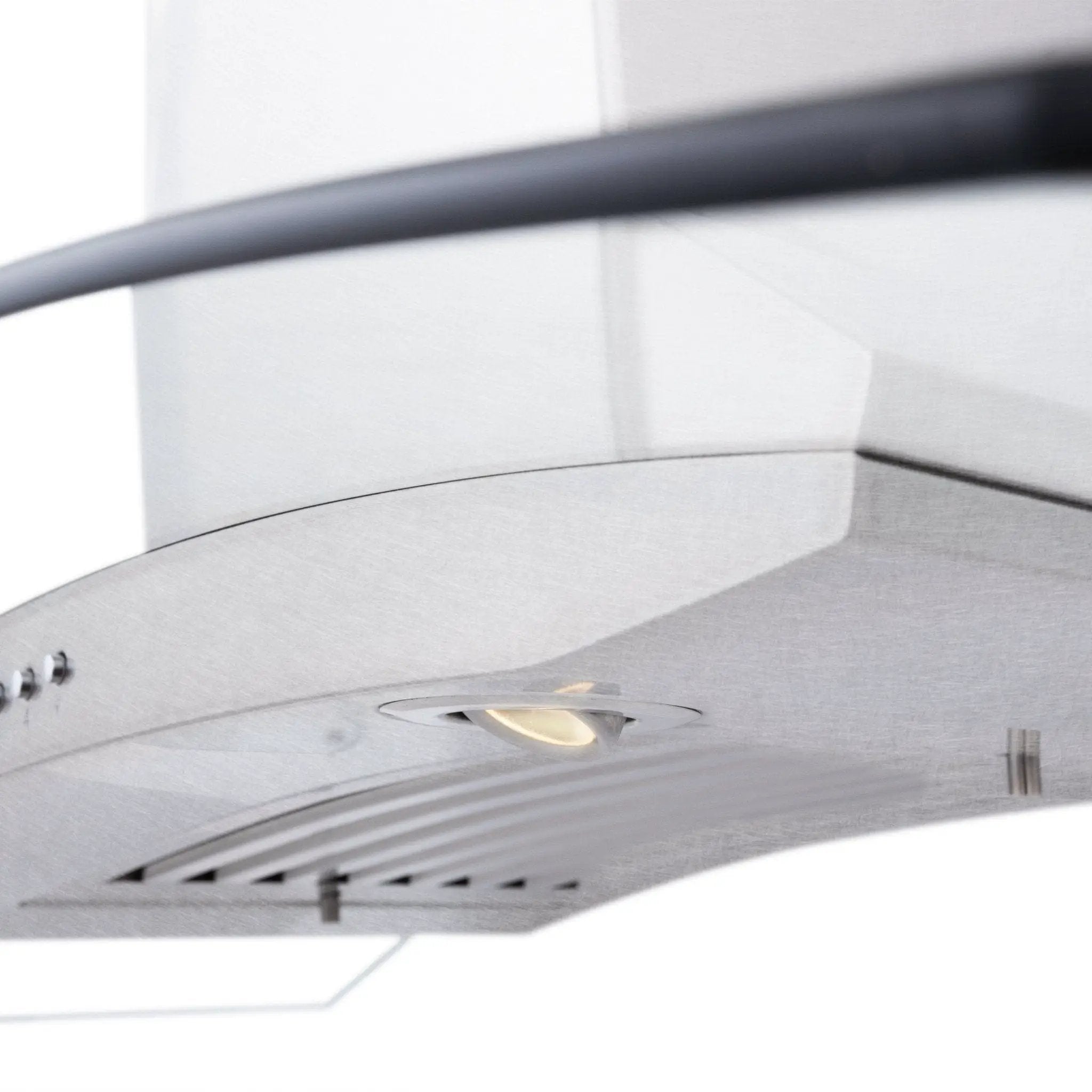 ZLINE 48" Wall Range Hood, Snow Finish Stainless & Glass, 8KN4S-48 by Farmhouse Kitchen and Bath