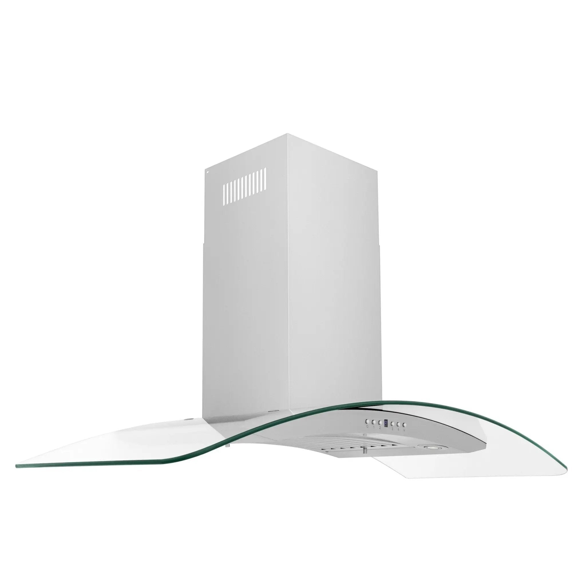 ZLINE 48" Wall Range Hood, Stainless Steel, Glass, KN4-48 by Farmhouse Kitchen and Bath