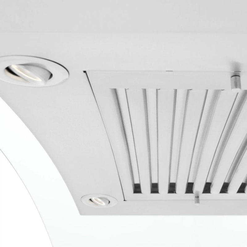 ZLINE 48" Wall Range Hood, Stainless Steel, Glass, KN4-48 by Farmhouse Kitchen and Bath
