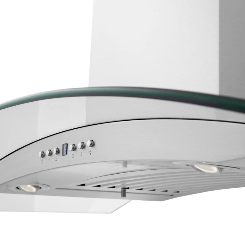 ZLINE 48" Wall Stainless Range Hood, Bluetooth Speakers, KN4CRN-BT-48 by Farmhouse Kitchen and Bath
