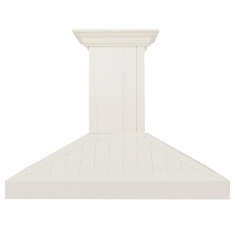 ZLINE 48" Wooden Wall Mount Range Hood in Cottage White, KPTT-48 by Farmhouse Kitchen and Bath
