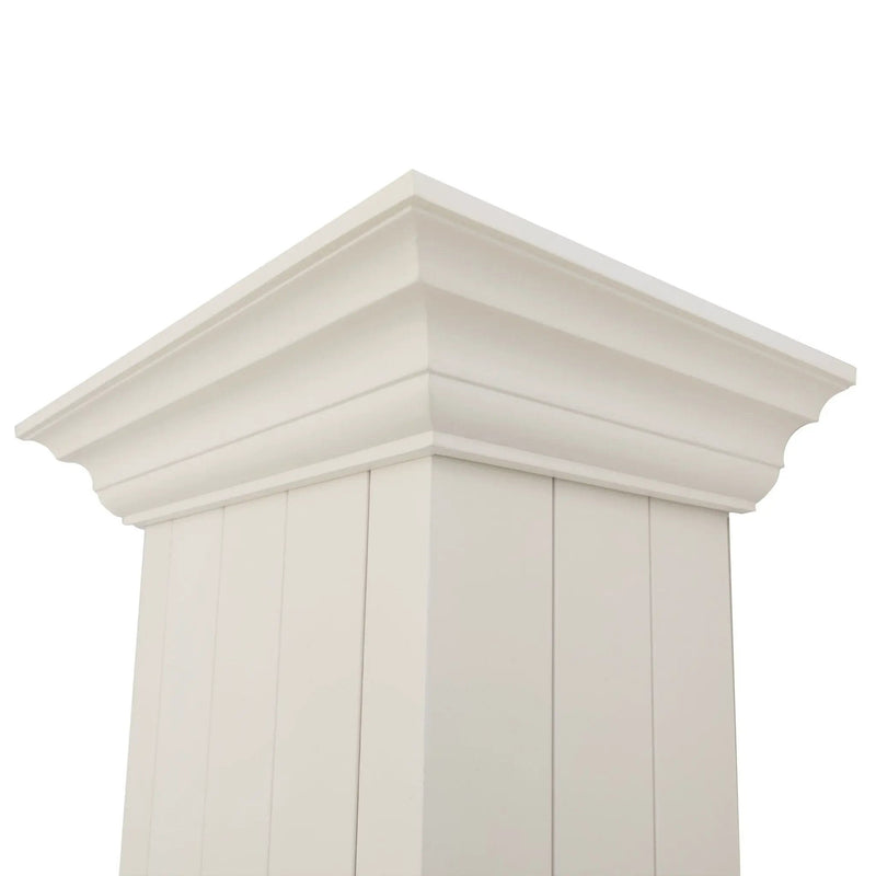 ZLINE 48" Wooden Wall Mount Range Hood in Cottage White, KPTT-48 by Farmhouse Kitchen and Bath