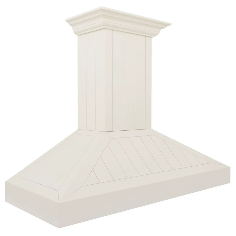 ZLINE 48" Wooden Wall Mount Range Hood in Cottage White, KPTT-48 by Farmhouse Kitchen and Bath