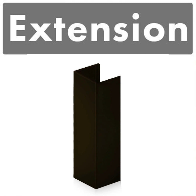 ZLINE 5 Ft. Chimney Extension For Ceilings Up To 12.5 Ft. 8KBB-E by Farmhouse Kitchen and Bath