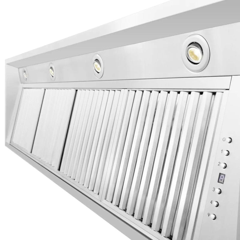 ZLINE 52" Range Hood Insert In Stainless Steel, 698-52 by Farmhouse Kitchen and Bath