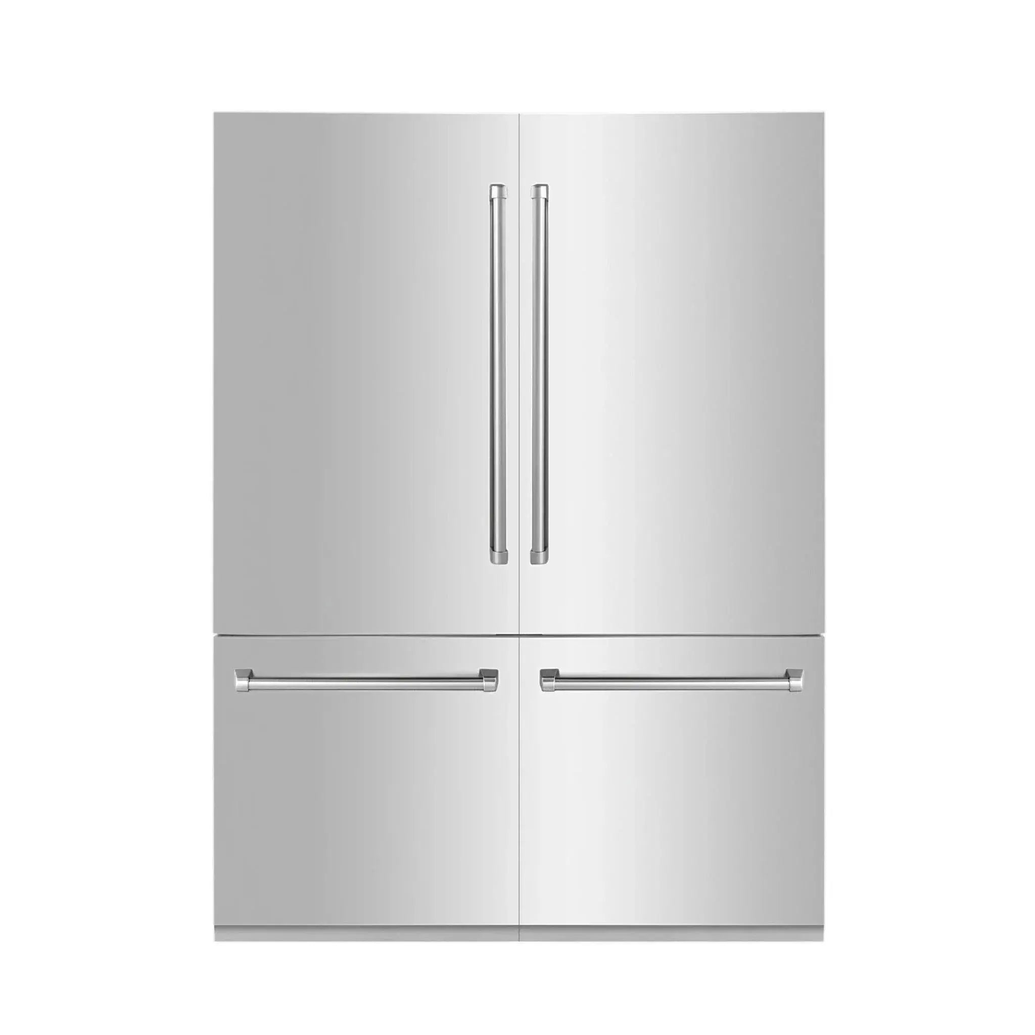 ZLINE 60" 32.2 cu. ft. Built-In 4-Door French Door Refrigerator with Internal Water and Ice Dispenser in Stainless Steel RBIV-304-60 by Farmhouse Kitchen and Bath