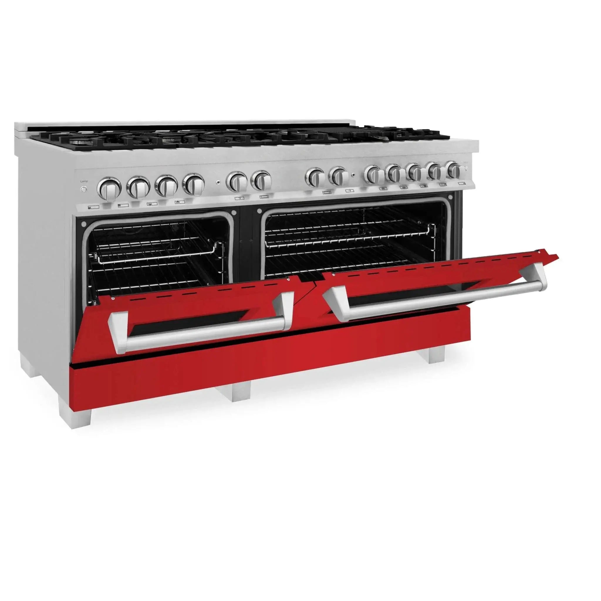 ZLINE 60" 7.4 cu. ft. Dual Fuel Range with Gas Stove and Electric Oven in Fingerprint Resistant Stainless Steel, RAS-RM-60 by Farmhouse Kitchen and Bath