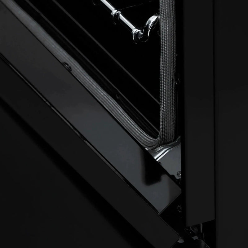 ZLINE 60" Autograph Dual Fuel Range, Black Stainless, RABZ-60-CB by Farmhouse Kitchen and Bath