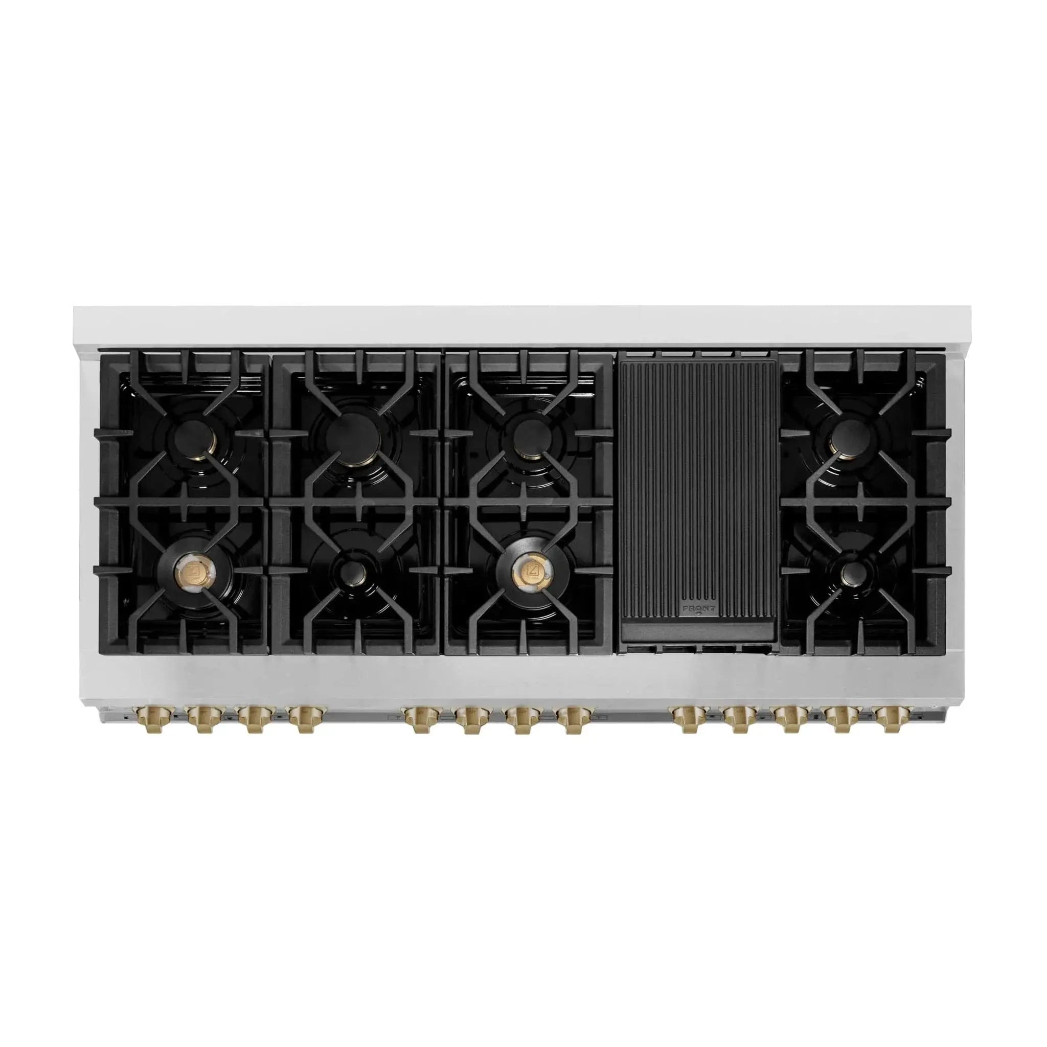 ZLINE 60" Autograph Edition, 7.4 cu. ft. Dual Fuel Range, RAZ-60-CB by Farmhouse Kitchen and Bath