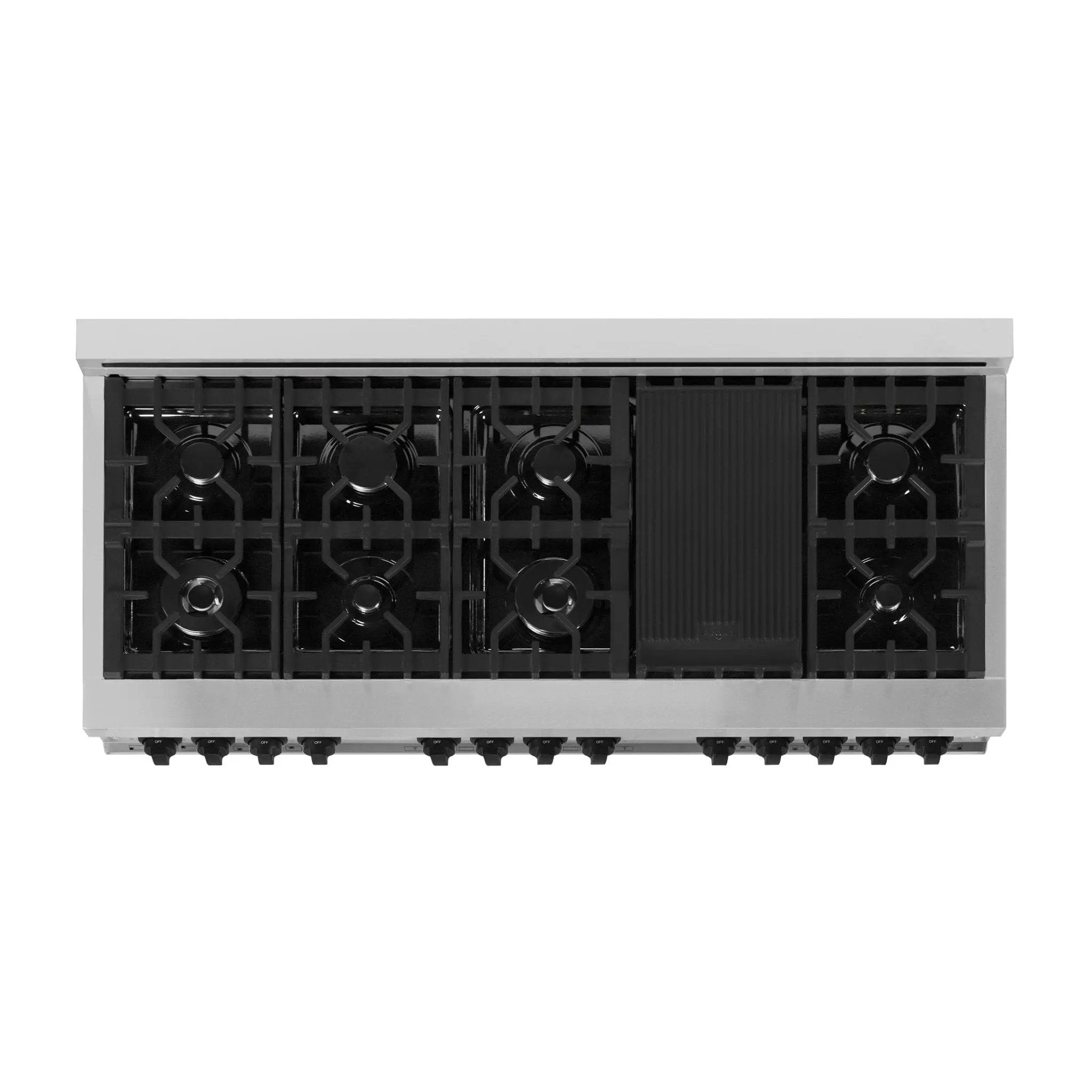 ZLINE 60" Autograph Edition, 7.4 cu. ft. Dual Fuel Range, RAZ-60-MB by Farmhouse Kitchen and Bath