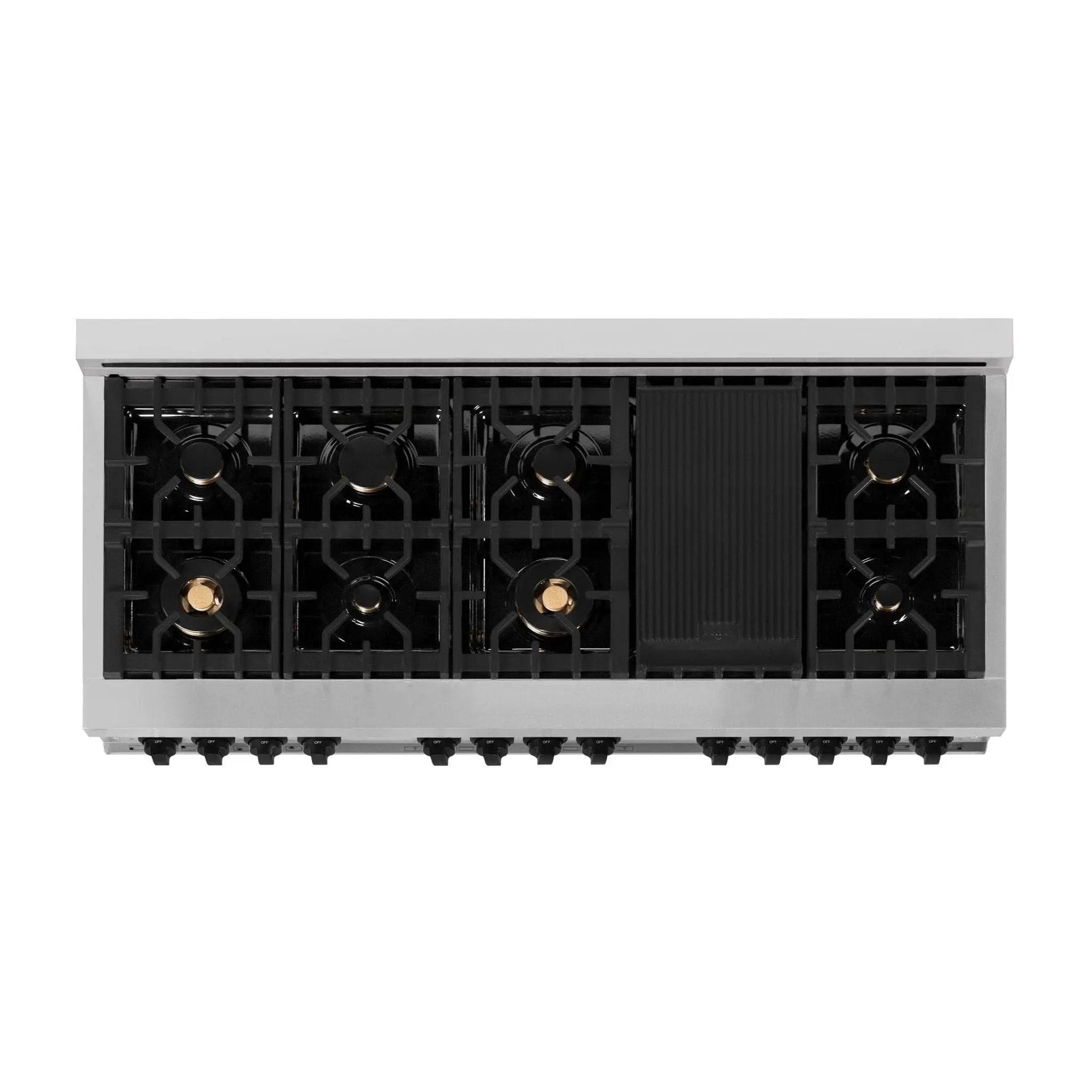 ZLINE 60" Autograph Edition, 7.4 cu. ft. Dual Fuel Range, RAZ-WM-60-MB by Farmhouse Kitchen and Bath