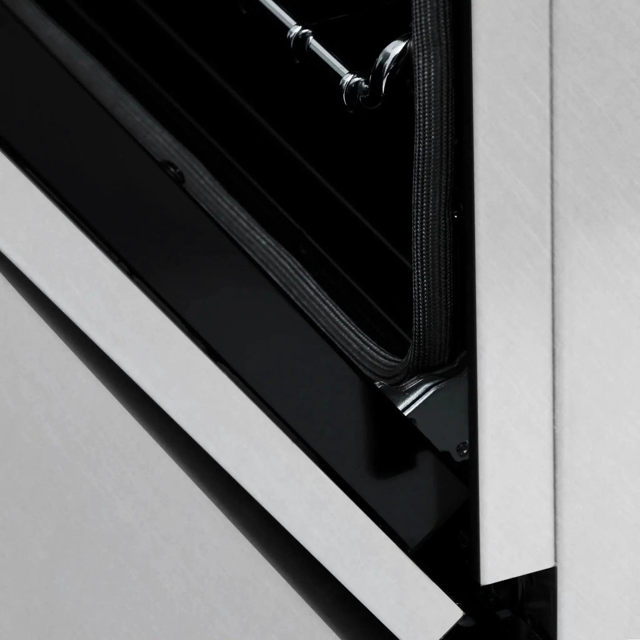 ZLINE 60" Autograph Edition Dual Fuel Range, DuraSnow, RASZ-SN-60-MB by Farmhouse Kitchen and Bath