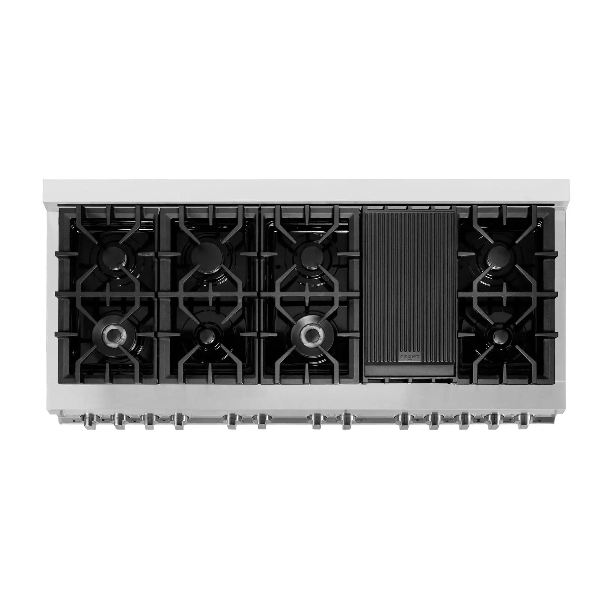 ZLINE 60" Dual Fuel Range Snow Stainless, White Matte Door, RAS-WM-60 by Farmhouse Kitchen and Bath