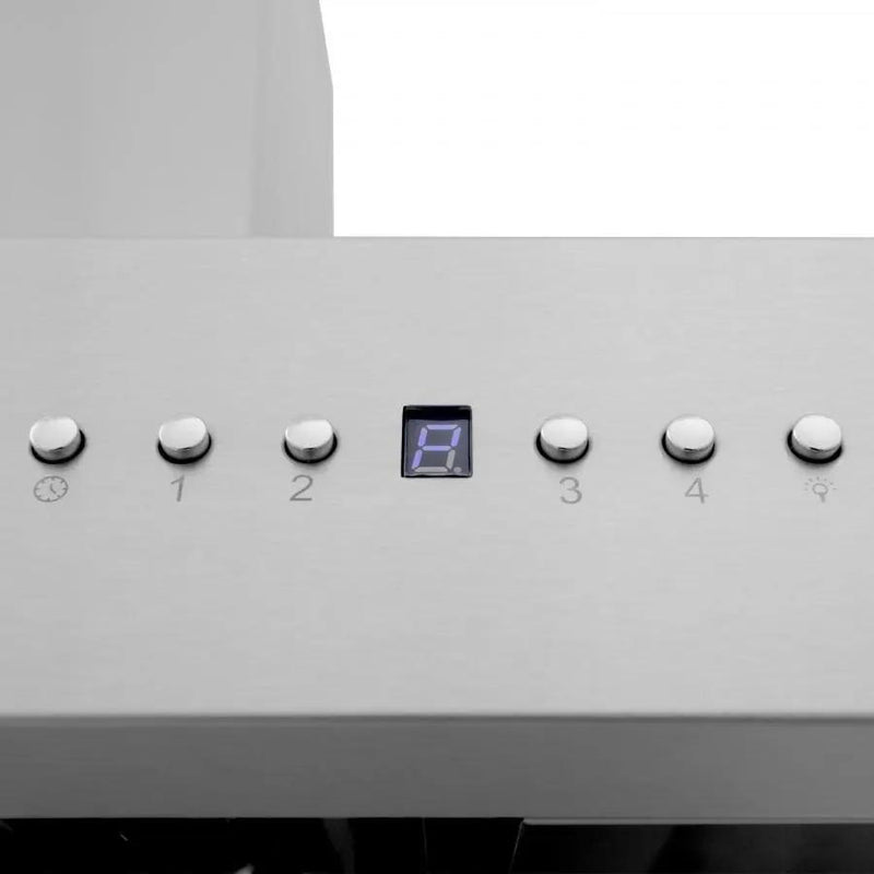 ZLINE 60" Professional Wall Range Hood, Built-in CrownSound® Bluetooth Speakers, 667CRN-BT-60 by Farmhouse Kitchen and Bath