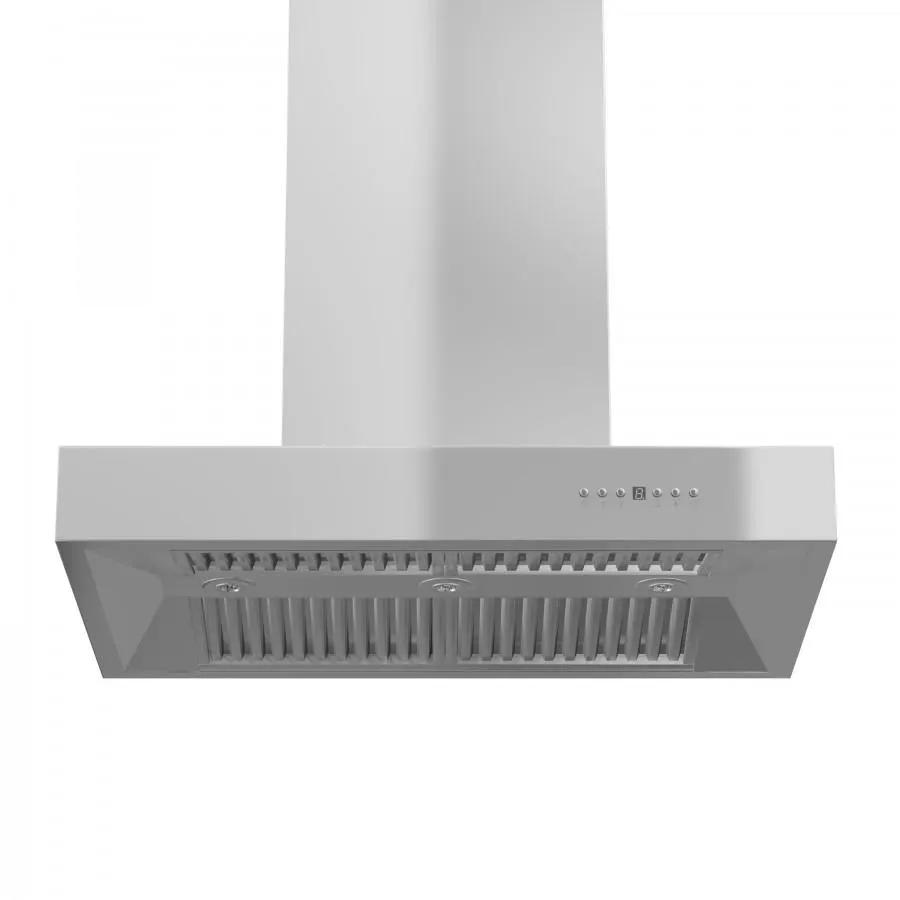 ZLINE 60" Stainless Steel Island Range Hood, KECOMi-60 by Farmhouse Kitchen and Bath