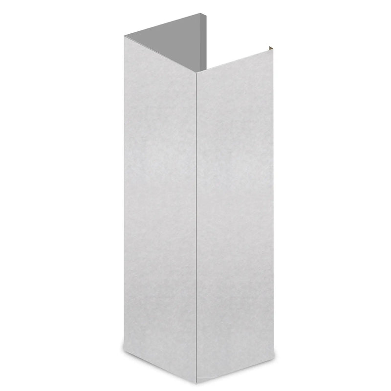 ZLINE 61" Snow Finished Stainless Steel Chimney Extension For Ceilings Up To 12.5 Ft. (8KES-E) by Farmhouse Kitchen and Bath