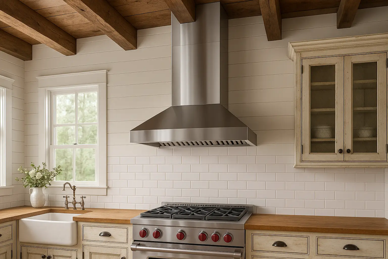 ZLINE 71" Extended Chimney, 2PCEXT-681-30/36 by Farmhouse Kitchen and Bath