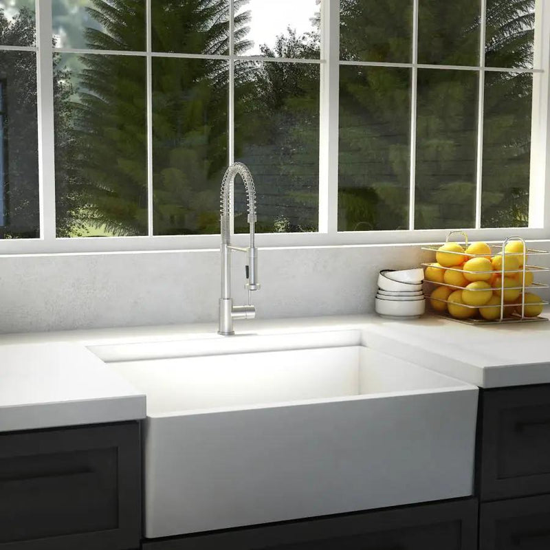 ZLINE Apollo Kitchen Faucet, APL-KF-BN by Farmhouse Kitchen and Bath