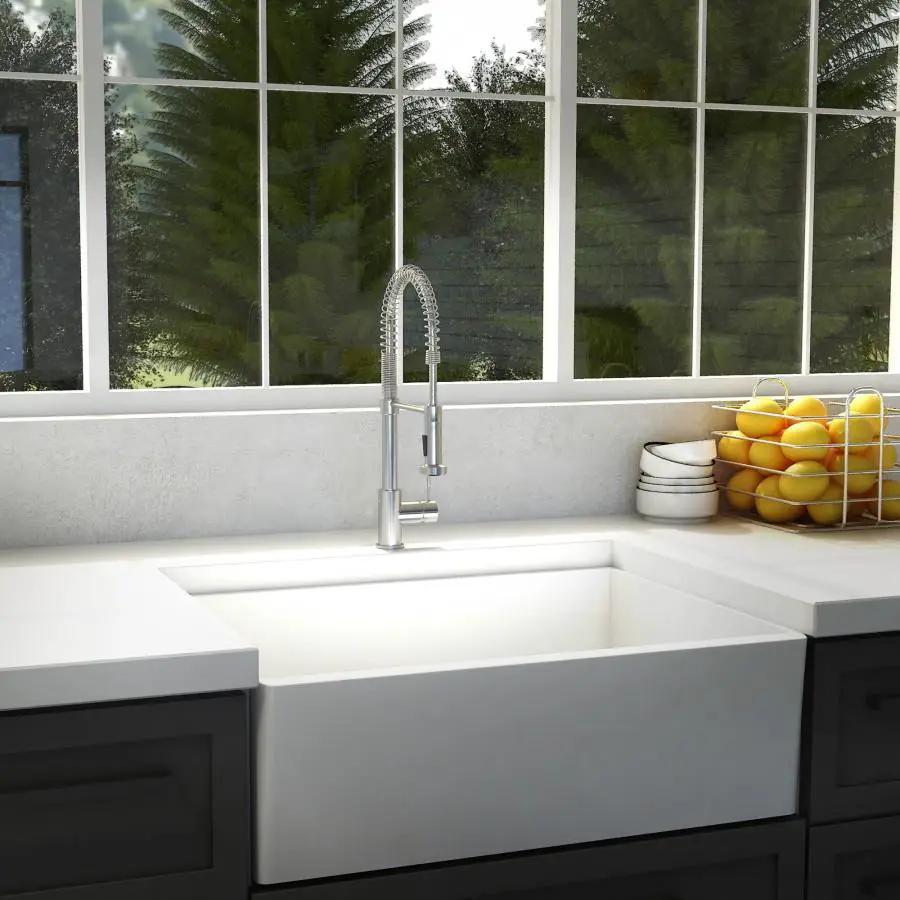 ZLINE Apollo Kitchen Faucet, APL-KF-CH by Farmhouse Kitchen and Bath