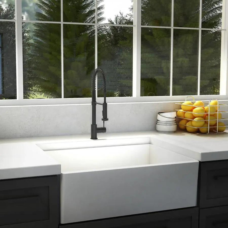 ZLINE Apollo Kitchen Faucet, APL-KF-MB by Farmhouse Kitchen and Bath