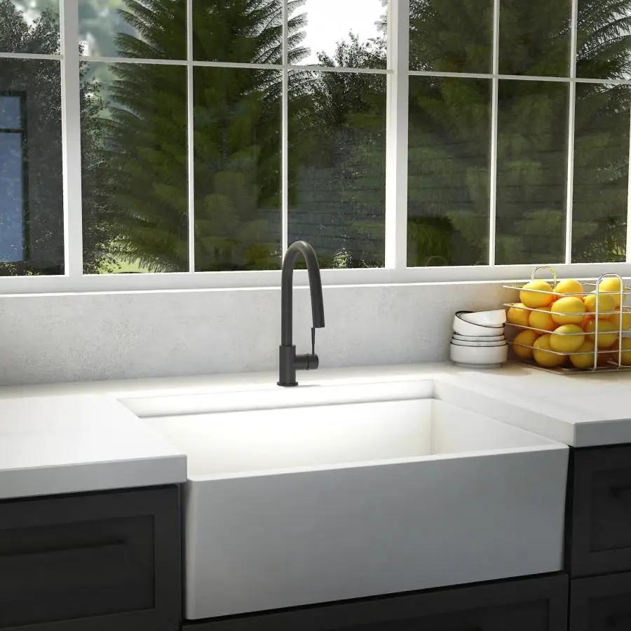 ZLINE Arthur Kitchen Faucet, ATH-KF-MB by Farmhouse Kitchen and Bath