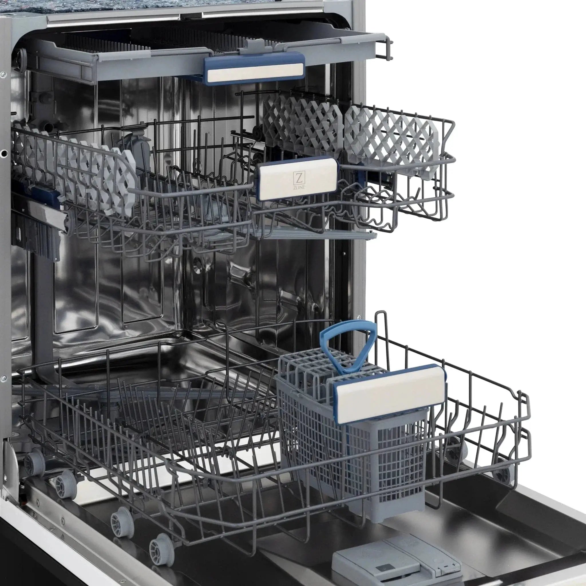 ZLINE Autograph 24" Dishwasher Black Stainless, DWVZ-BS-24-CB by Farmhouse Kitchen and Bath
